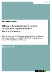 Effiziente Logistiklösungen für den Transport maßgeschneiderter Porsche-Fahrzeuge