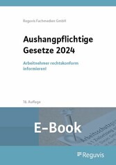 Aushangpflichtige Gesetze