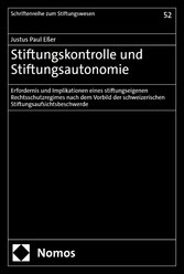 Stiftungskontrolle und Stiftungsautonomie