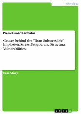 Causes behind the 'Titan Submersible' Implosion. Stress, Fatigue, and Structural Vulnerabilities