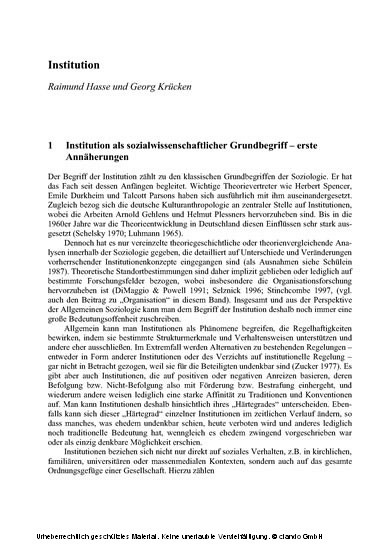 Handbuch Soziologie