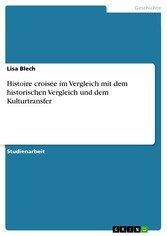 Histoire croisée  im Vergleich mit dem historischen Vergleich und dem Kulturtransfer