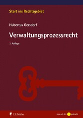 Verwaltungsprozessrecht