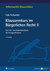 Klausurenkurs im Bürgerlichen Recht II