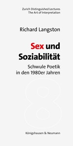 Sex und Soziabilität