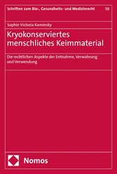 Kryokonserviertes menschliches Keimmaterial