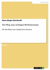 Der Weg zum richtigen Werbekonzept