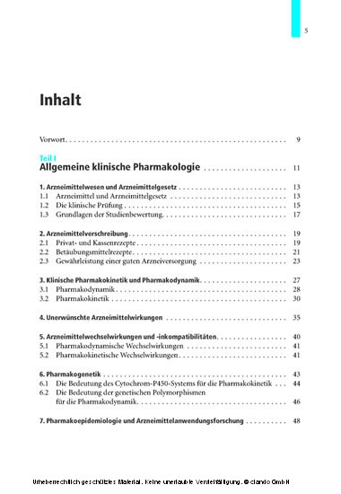 Grundwissen Klinische Pharmakologie/Pharmakotherapie