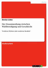 Der Zusammenhang zwischen Wahlbeteiligung und Geschlecht