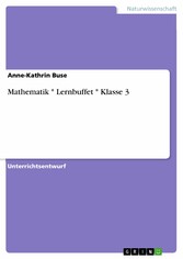 Mathematik * Lernbuffet * Klasse 3