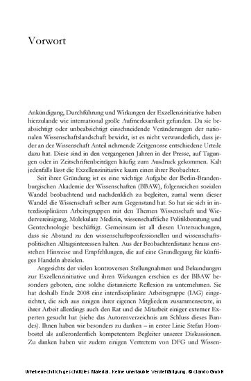 Die Exzellenzinitiative