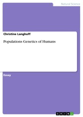 Populations Genetics of Humans