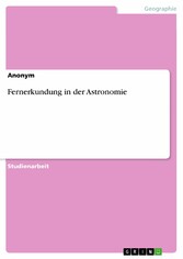 Fernerkundung in der Astronomie