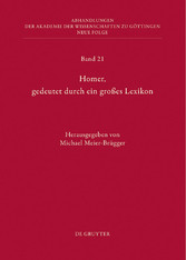 Homer, gedeutet durch ein großes Lexikon