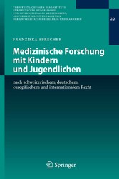 Medizinische Forschung mit Kindern und Jugendlichen