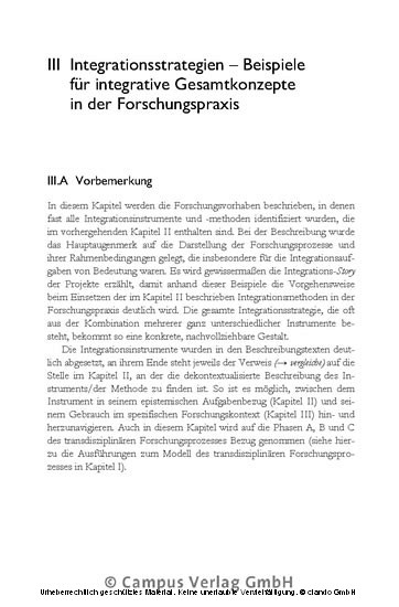 Methoden transdisziplinärer Forschung