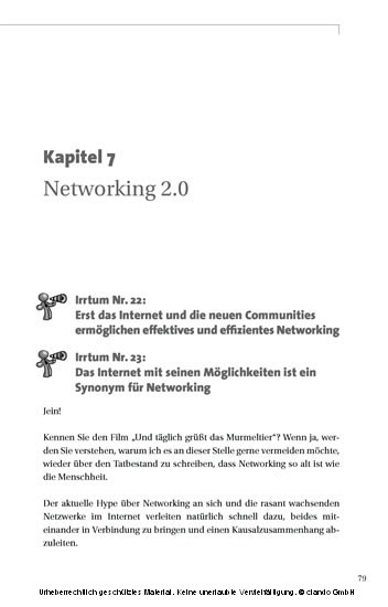 77 Irrtümer des Networking...erfolgreich vermeiden