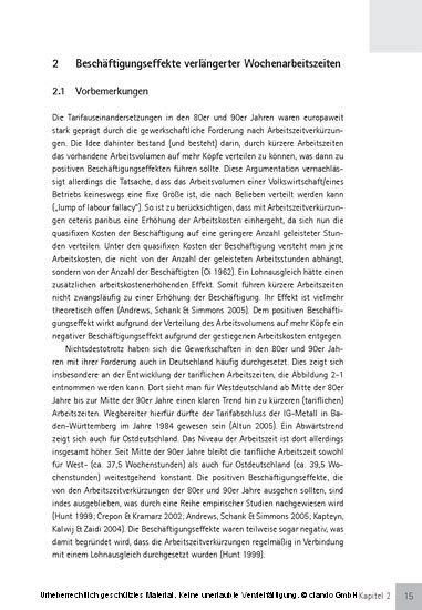 Arbeitszeitverlängerung, Arbeitszeitkonten und Teilzeitbeschäftigung