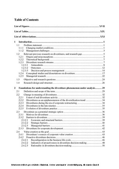 Corporate Divestiture Management