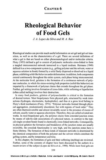 Rheology of Fluid and Semisolid Foods: Principles and Applications