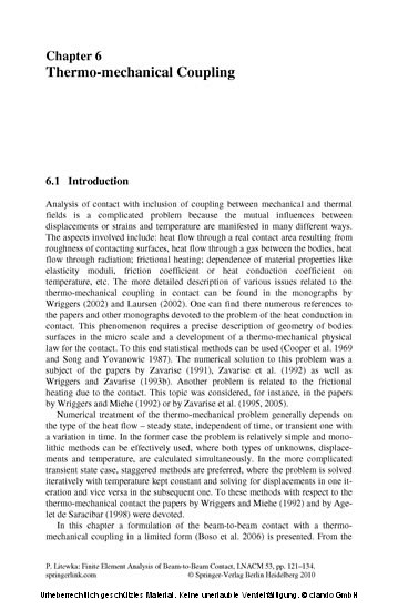 Finite Element Analysis of Beam-to-Beam Contact