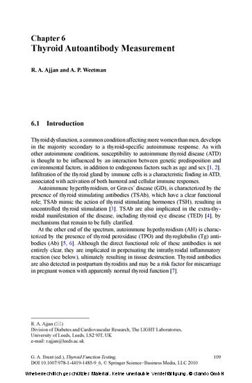 Thyroid Function Testing