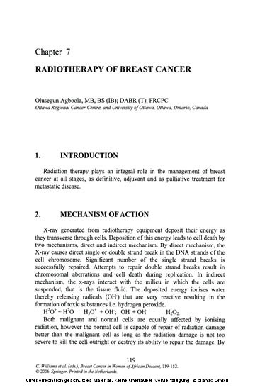 Breast Cancer in Women of African Descent