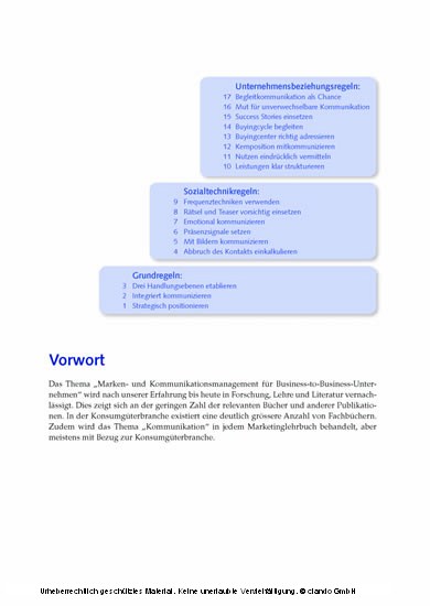 Marken- und Kommunikationsmanagement im B-to-B-Geschäft