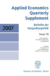 Energy Markets - Investment, Competition, and Regulation.