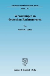 Verweisungen in deutschen Rechtsnormen.