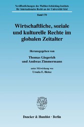 Wirtschaftliche, soziale und kulturelle Rechte im globalen Zeitalter.