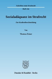 Sozialadäquanz im Strafrecht.