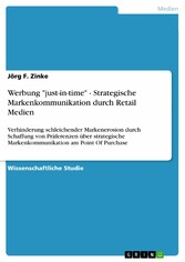 Werbung 'just-in-time' - Strategische Markenkommunikation durch Retail Medien