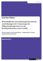 Wirtschaftliche und ablauforganisatorische Auswirkungen der Umsetzung des Fallpauschalengesetzes in der Kreiskrankenhaus Greiz GmbH