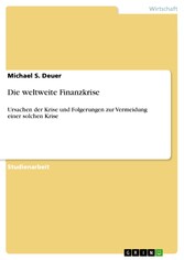 Die weltweite Finanzkrise