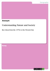 Understanding Nature and Society