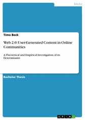 Web 2.0: User-Generated Content in Online Communities