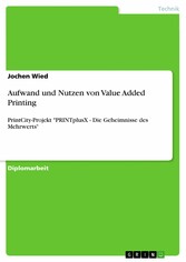 Aufwand und Nutzen von Value Added Printing