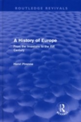 History of Europe (Routledge Revivals)