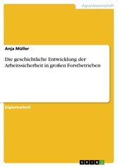 Die geschichtliche Entwicklung der Arbeitssicherheit in großen Forstbetrieben