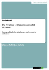 Die reflexive (enttraditionalisierte) Moderne