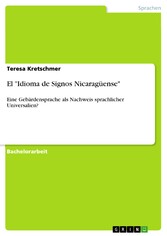 El 'Idioma de Signos Nicaragüense'