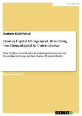 Human Capital Management. Bewertung von Humankapital in Unternehmen