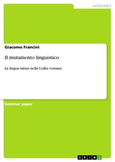 Il mutamento linguistico