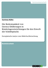 Die Bedeutsamkeit von Literacy-Erfahrungen in Kindertageseinrichtungen für den Erwerb der Schriftsprache