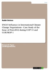 ENGO Influence in International Climate Change Negotiations -  Case Study of the Issue of Post-2012 during COP 11 and COP/MOP 1