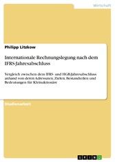 Internationale Rechnungslegung nach dem IFRS-Jahresabschluss