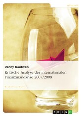 Kritische Analyse der internationalen Finanzmarktkrise 2007/2008