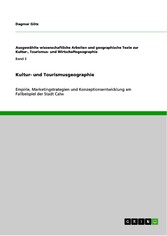 Kultur- und Tourismusgeographie