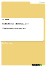 Real Estate as a Financial Asset